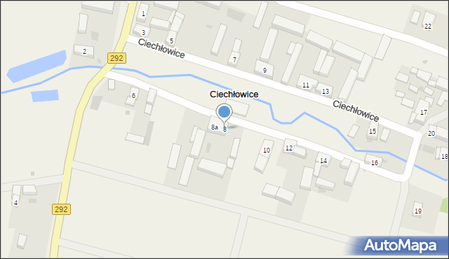 Ciechłowice, Ciechłowice, 8, mapa Ciechłowice