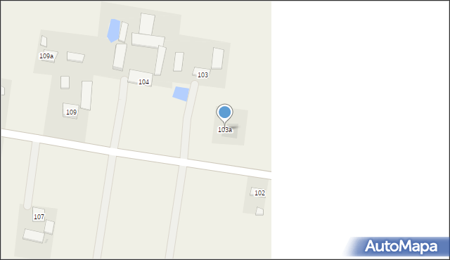 Ciechocin, Ciechocin, 103a, mapa Ciechocin