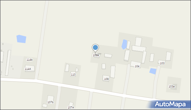 Ciechocin, Ciechocin, 109a, mapa Ciechocin