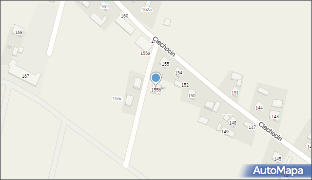 Ciechocin, Ciechocin, 155b, mapa Ciechocin