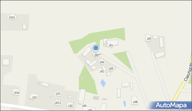 Ciechocin, Ciechocin, 183, mapa Ciechocin