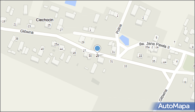 Ciechocin, Ciechocin, 29, mapa Ciechocin