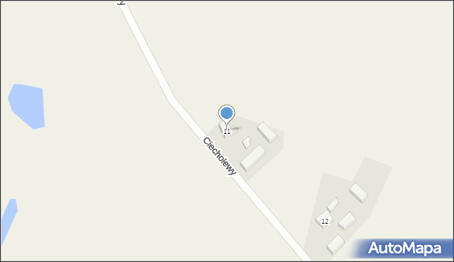 Ciecholewy, Ciecholewy, 11, mapa Ciecholewy