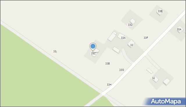 Ciecholewy, Ciecholewy, 33C, mapa Ciecholewy