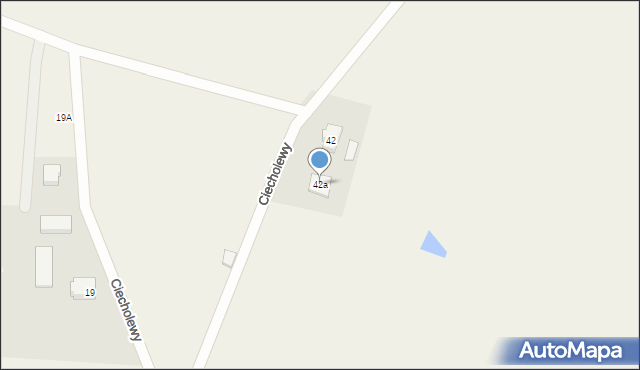 Ciecholewy, Ciecholewy, 42a, mapa Ciecholewy