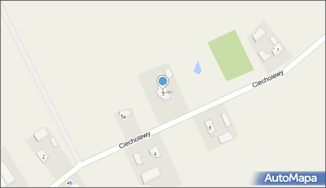 Ciecholewy, Ciecholewy, 5, mapa Ciecholewy