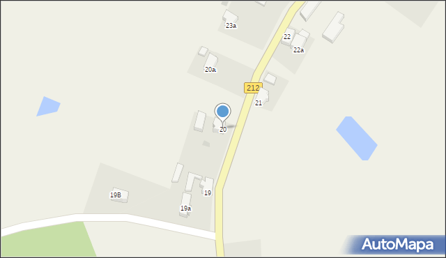 Ciecholewy, Ciecholewy, 20, mapa Ciecholewy