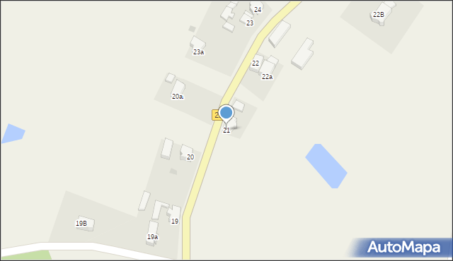 Ciecholewy, Ciecholewy, 21, mapa Ciecholewy