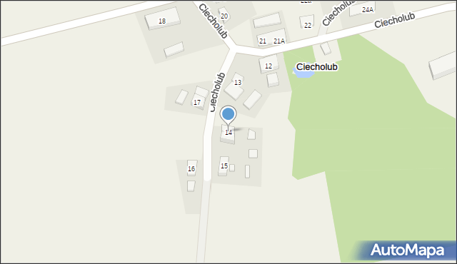 Ciecholub, Ciecholub, 14, mapa Ciecholub