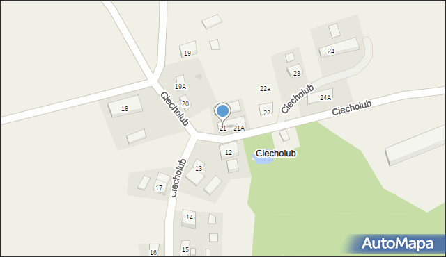 Ciecholub, Ciecholub, 21, mapa Ciecholub