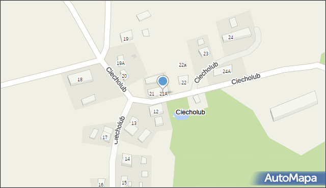 Ciecholub, Ciecholub, 21A, mapa Ciecholub