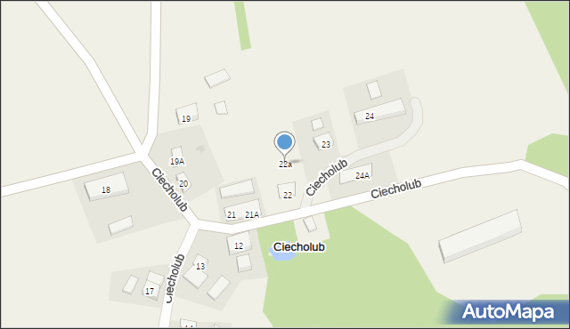 Ciecholub, Ciecholub, 22a, mapa Ciecholub