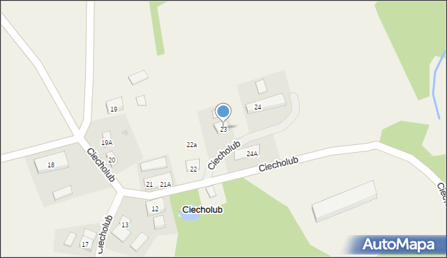 Ciecholub, Ciecholub, 23, mapa Ciecholub