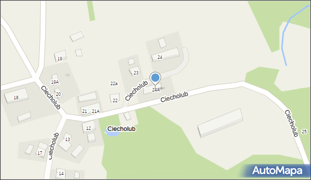 Ciecholub, Ciecholub, 24A, mapa Ciecholub