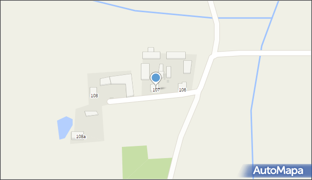 Ciechomin, Ciechomin, 107, mapa Ciechomin