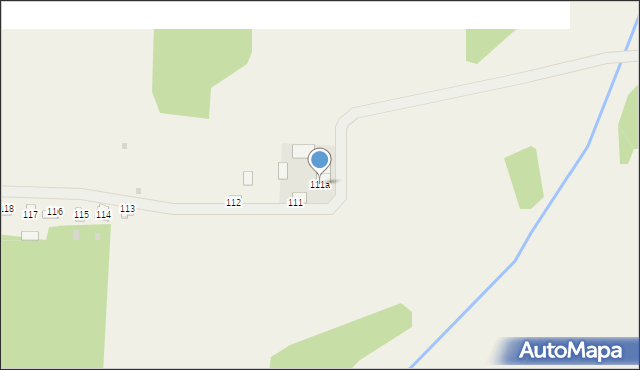 Ciechomin, Ciechomin, 111a, mapa Ciechomin