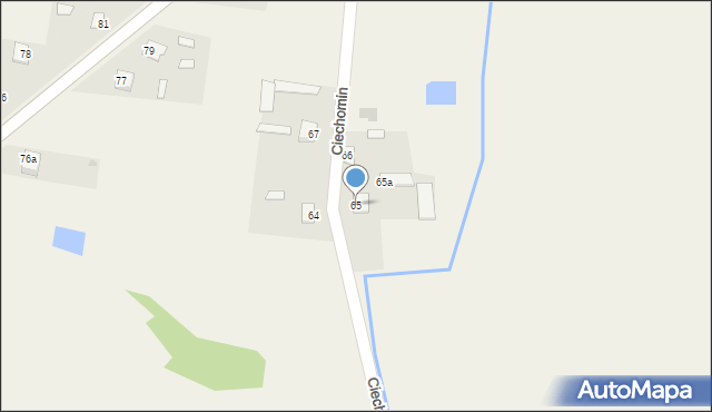 Ciechomin, Ciechomin, 65, mapa Ciechomin