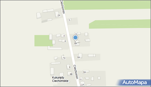 Ciechomin, Ciechomin, 6A, mapa Ciechomin