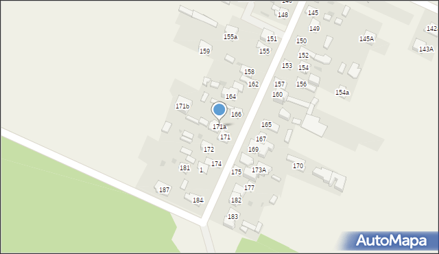 Ciechostowice, Ciechostowice, 171a, mapa Ciechostowice