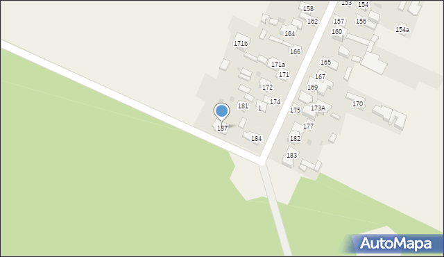 Ciechostowice, Ciechostowice, 187, mapa Ciechostowice