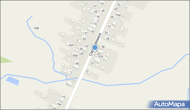 Ciechostowice, Ciechostowice, 63, mapa Ciechostowice