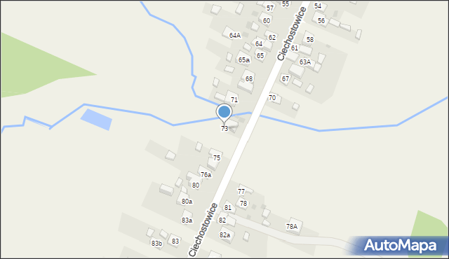 Ciechostowice, Ciechostowice, 73, mapa Ciechostowice