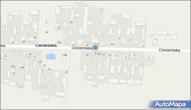 Ciecierówka, Ciecierówka, 14, mapa Ciecierówka