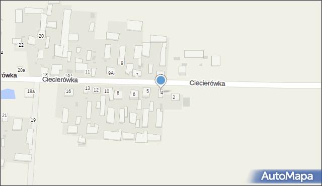 Ciecierówka, Ciecierówka, 4, mapa Ciecierówka