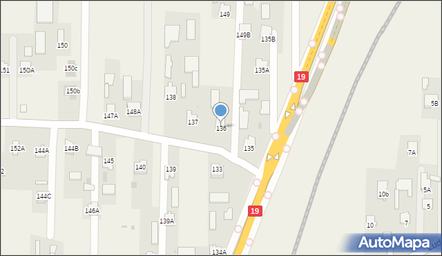 Ciecierzyn, Ciecierzyn, 136, mapa Ciecierzyn