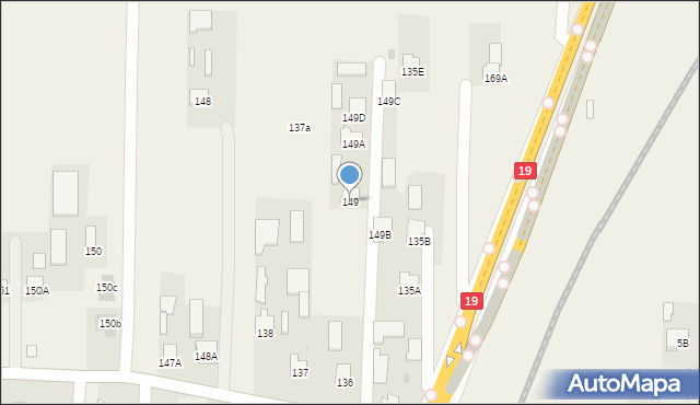 Ciecierzyn, Ciecierzyn, 149, mapa Ciecierzyn