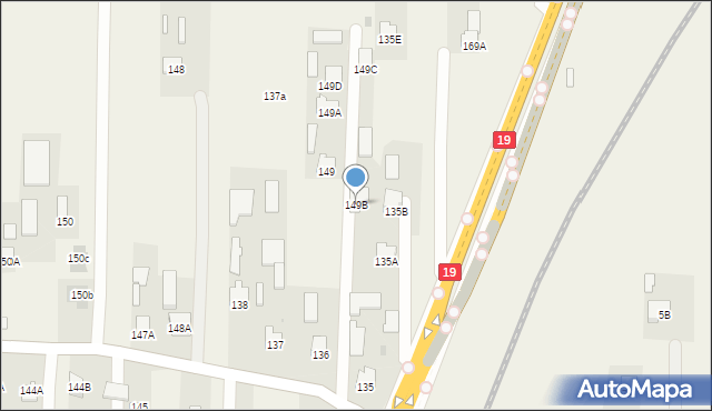 Ciecierzyn, Ciecierzyn, 149B, mapa Ciecierzyn