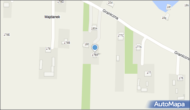 Ciecierzyn, Ciecierzyn, 178A, mapa Ciecierzyn