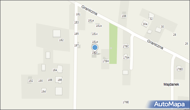 Ciecierzyn, Ciecierzyn, 181g, mapa Ciecierzyn