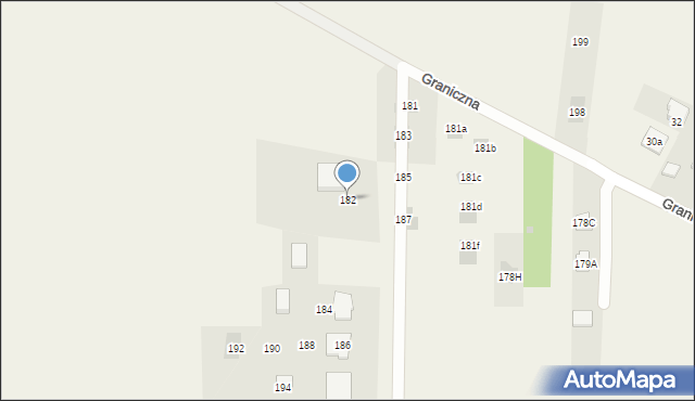 Ciecierzyn, Ciecierzyn, 182, mapa Ciecierzyn