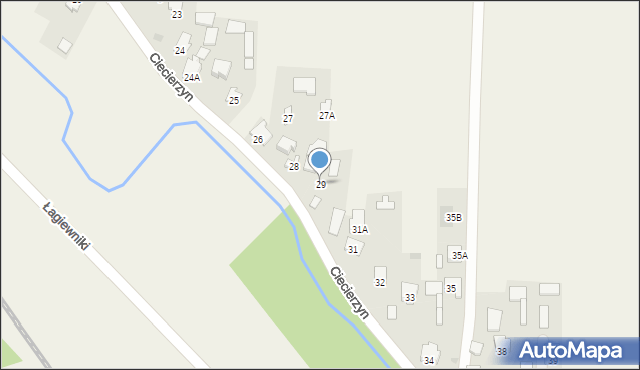 Ciecierzyn, Ciecierzyn, 29, mapa Ciecierzyn