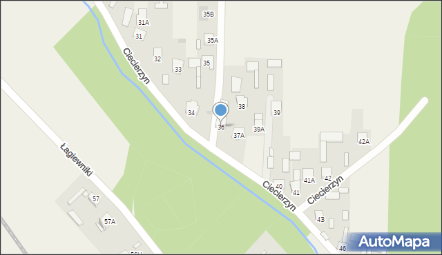 Ciecierzyn, Ciecierzyn, 36, mapa Ciecierzyn