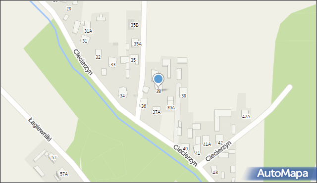 Ciecierzyn, Ciecierzyn, 38, mapa Ciecierzyn