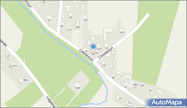 Ciecierzyn, Ciecierzyn, 41, mapa Ciecierzyn