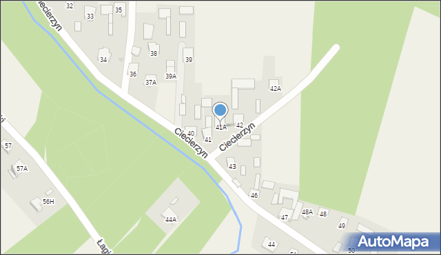 Ciecierzyn, Ciecierzyn, 41A, mapa Ciecierzyn