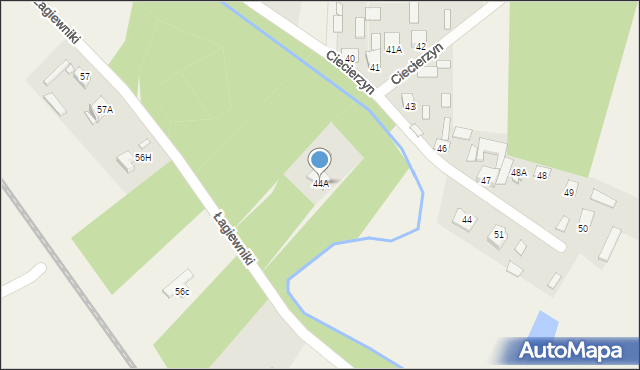 Ciecierzyn, Ciecierzyn, 44A, mapa Ciecierzyn