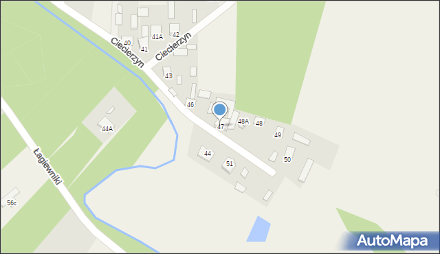 Ciecierzyn, Ciecierzyn, 47, mapa Ciecierzyn