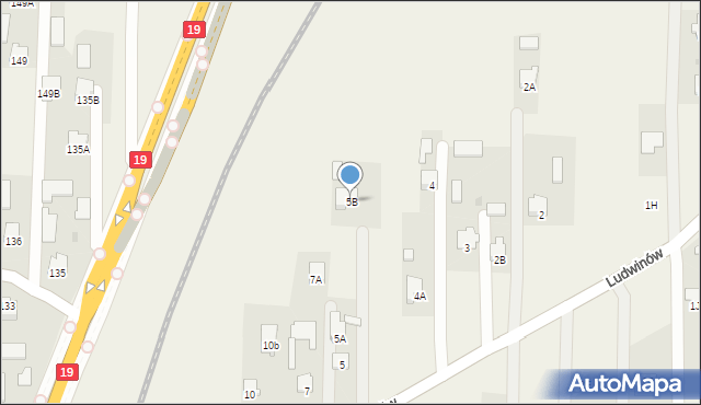 Ciecierzyn, Ciecierzyn, 5B, mapa Ciecierzyn
