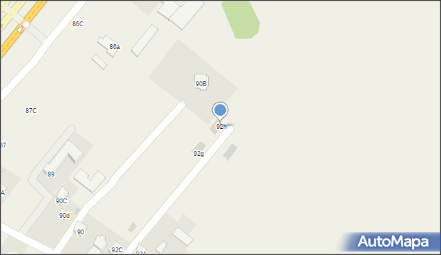 Ciecierzyn, Ciecierzyn, 92h, mapa Ciecierzyn