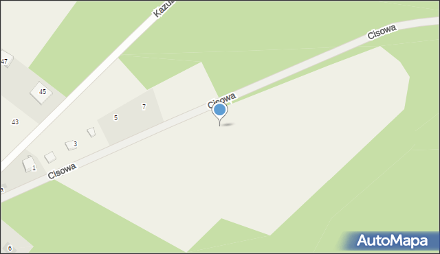 Cieciorka, Cisowa, 12, mapa Cieciorka