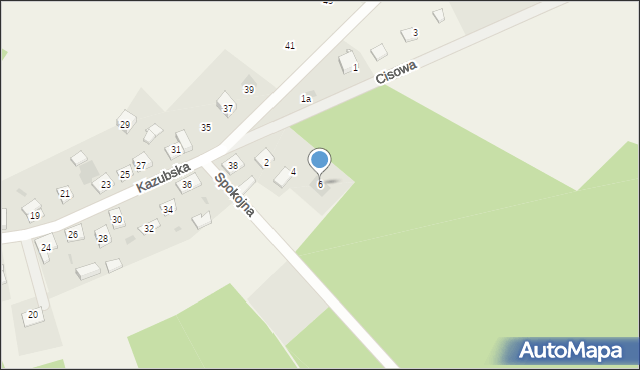 Cieciorka, Cisowa, 6, mapa Cieciorka