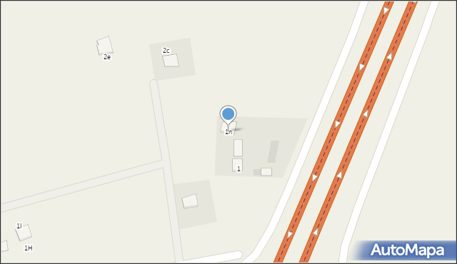 Cieciórki, Cieciórki, 1n, mapa Cieciórki