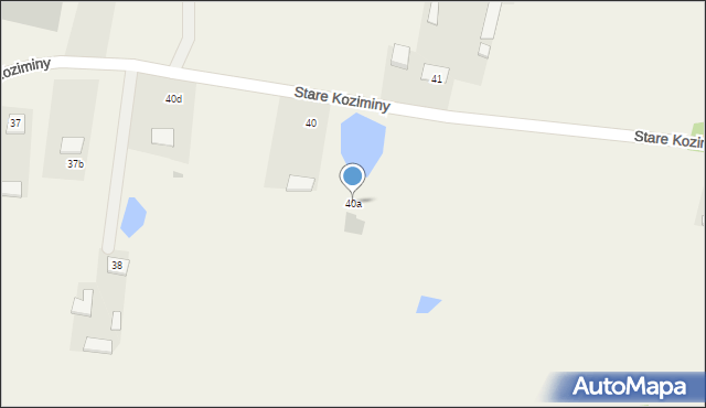 Cieciórki, Cieciórki, 40a, mapa Cieciórki