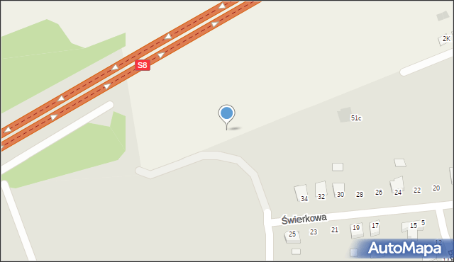 Cieciorki, Cieciorki, 2y, mapa Cieciorki