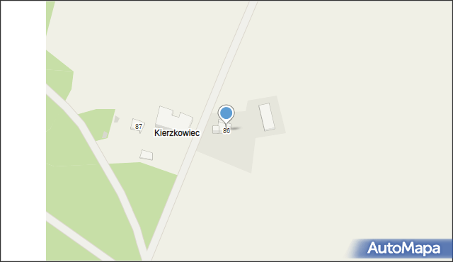 Cieciory, Cieciory, 86, mapa Cieciory