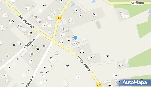 Cieciszew, Cieciszew, 239, mapa Cieciszew
